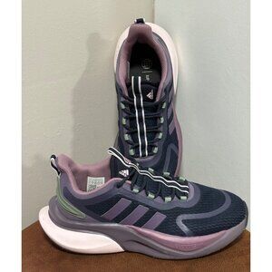 ADIDAS WOMEN'S ALPHABOUNCE SNEAKERS SIZE 8.5 PURPLE CLOUDFOAM RUNNING SPORT